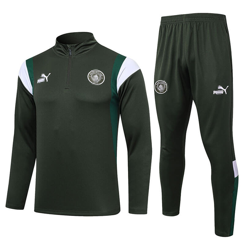 Sudadera Entrenamiento Manchester City 2023/2024 Kit Verde Oscuro